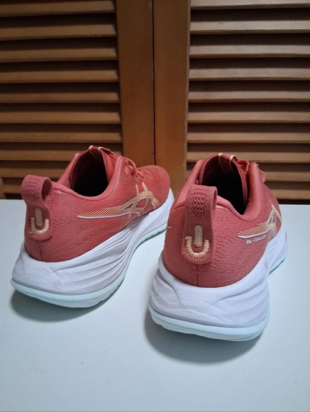 ASICS GEL-Cumulus 27 Dark Pink Clay/ Cream Women's Running Shoe * Size: 7.5